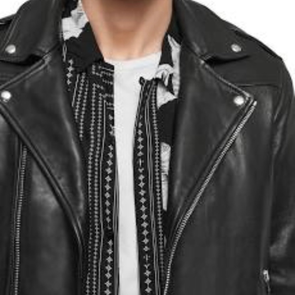 ALLSAINTS LEATHER JACKET - Picture 4 of 8